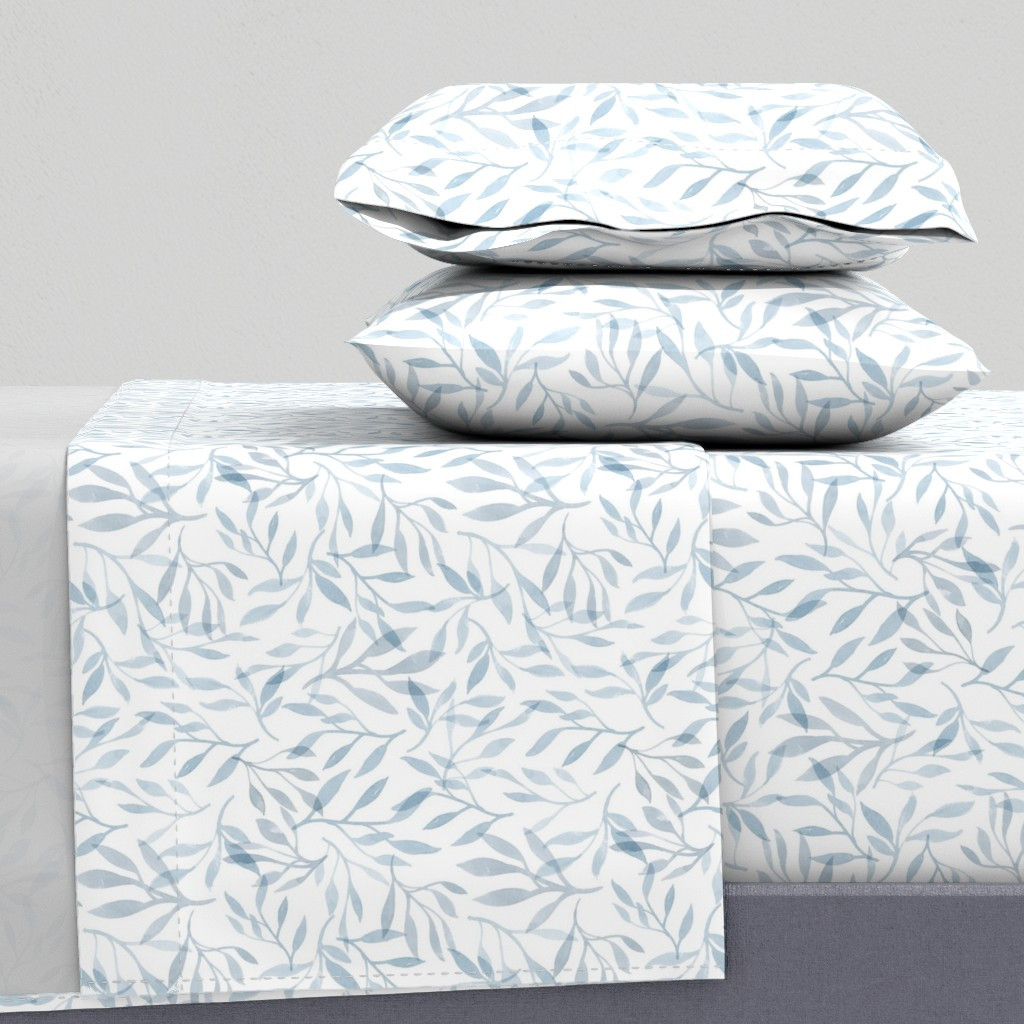 Blue Dainty Floral Sheet Set | Spoonflower | Spoonflower