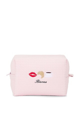 Bisous Waffle Pouch in Peony | Revolve Clothing (Global)