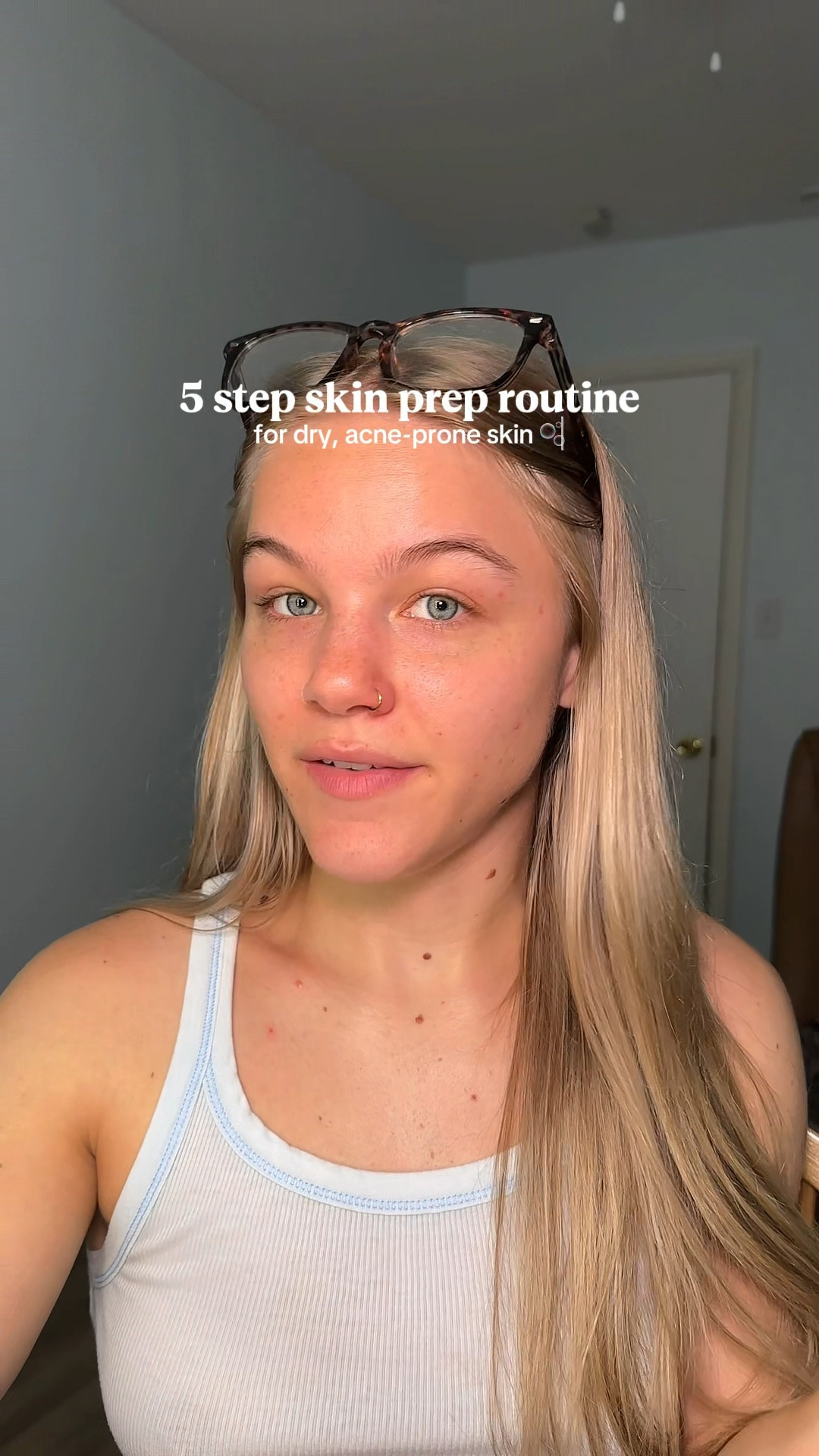 5 step skin prep routine for dry, acne-prone skin: how to get flawless glowy makeup