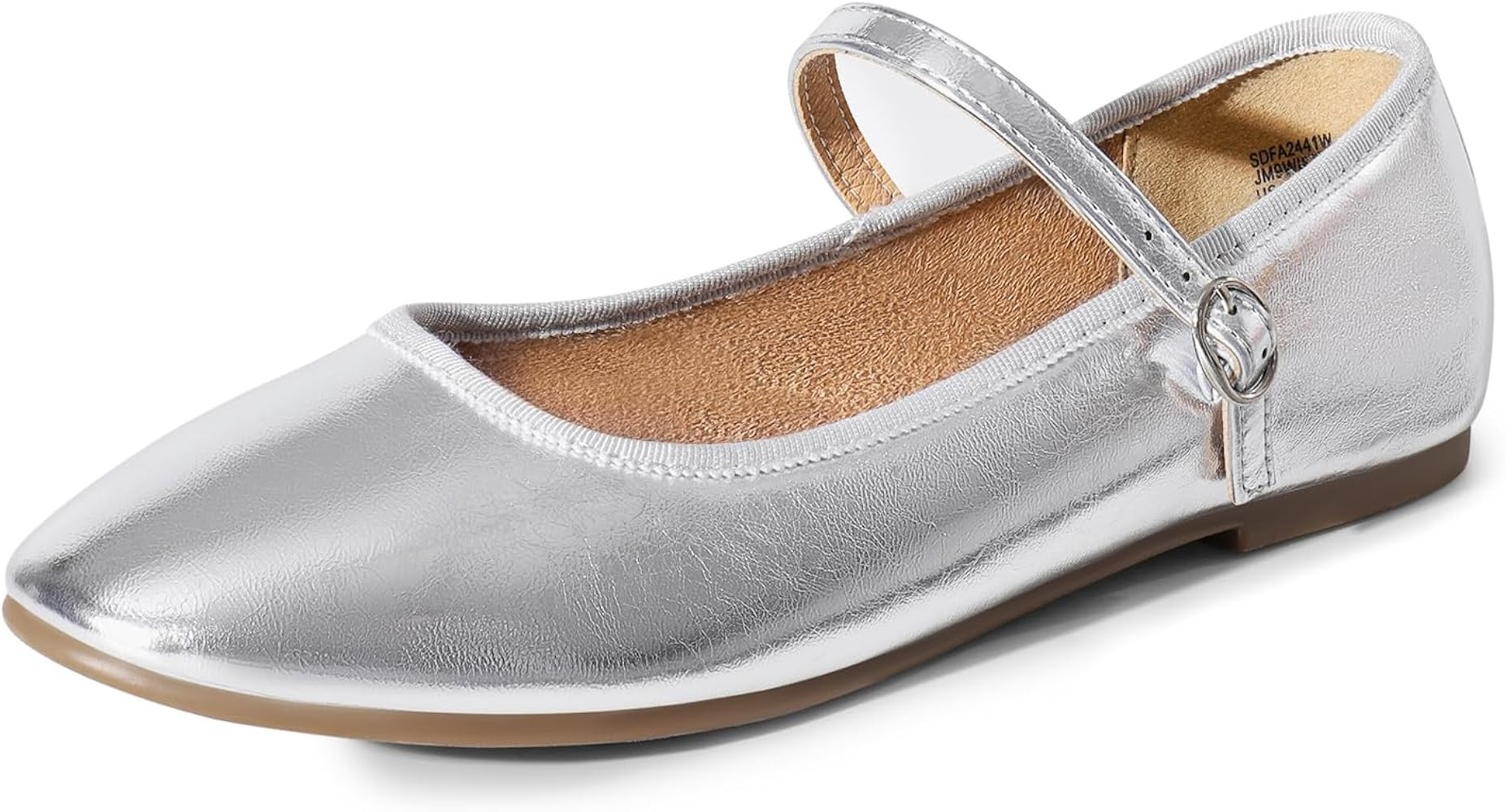 DREAM PAIRS Women's Ballet Flats Mary Jane Shoes, Round Toe Comfortable Dressy Casual Slip-on Wor... | Amazon (US)