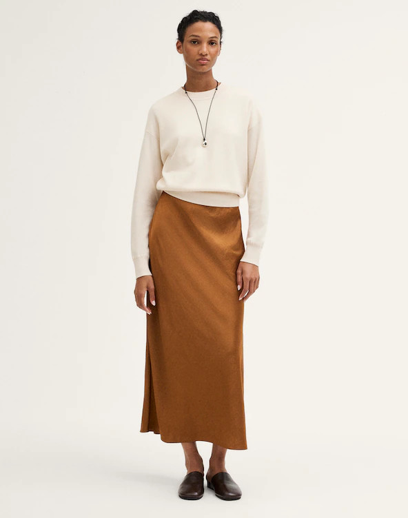 Satin Maxi Slip Skirt | Madewell