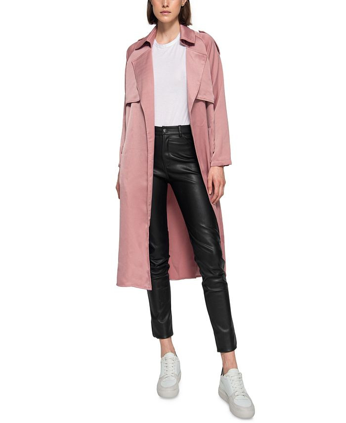 Dauntless Mila Crepe Trench Coat & Reviews - Coats & Jackets - Women - Macy's | Macys (US)