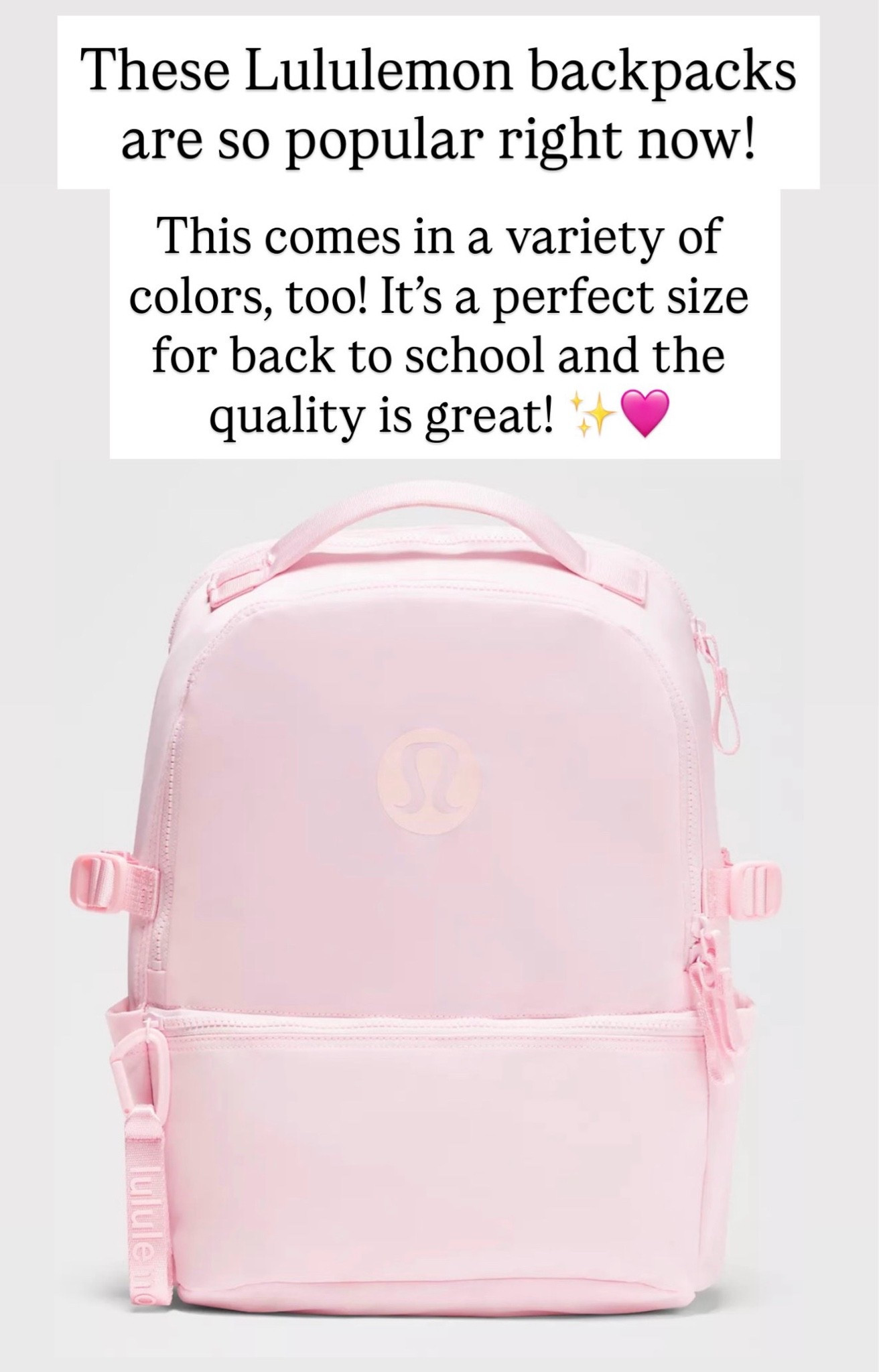 Lululemon backpacks for school

#LTKKids