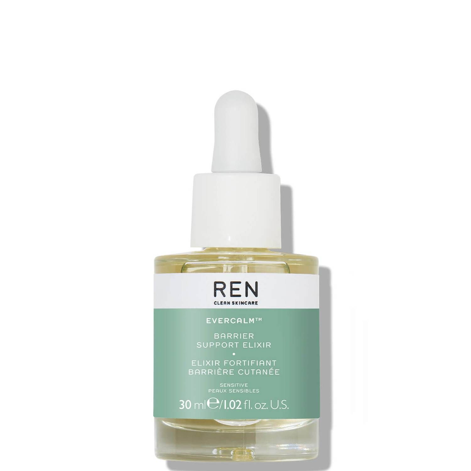 REN Clean Skincare Evercalm Barrier Support Elixir 30ml | Cult Beauty
