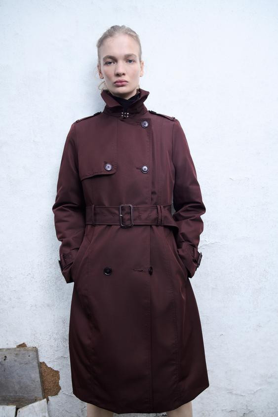 WATER-REPELLENT TRENCH COAT - ZW COLLECTION | Zara UK