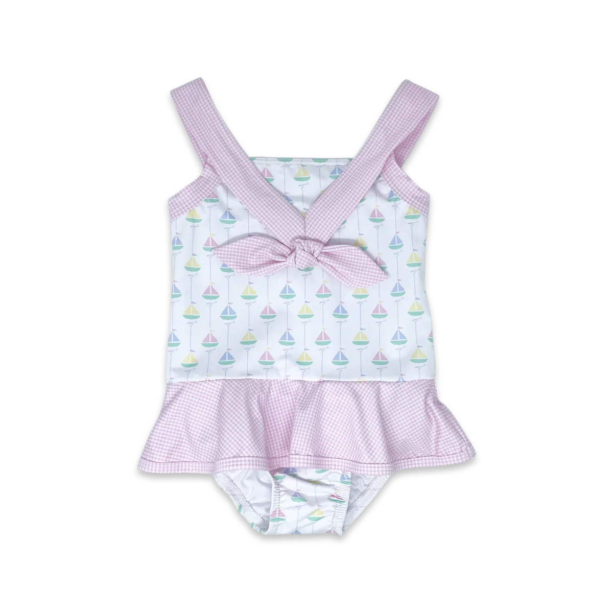 Nora Swimsuit - Seaside Sailboat | Set Fashions