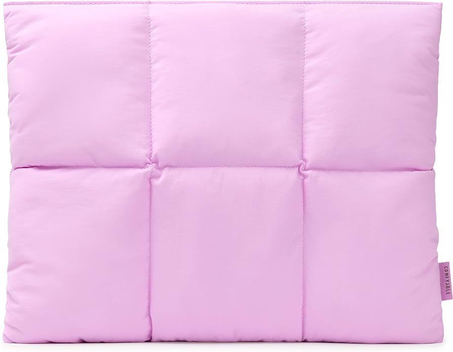 Comfyable Puffy Laptop Sleeve 13 Inch 14 Inch, Quilted Puffer Laptop Carrying Case for Women, Pil... | Amazon (US)