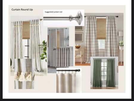 Modern farmhouse living room curtain round up - client project #LTKSale

#LTKhome #LTKunder100