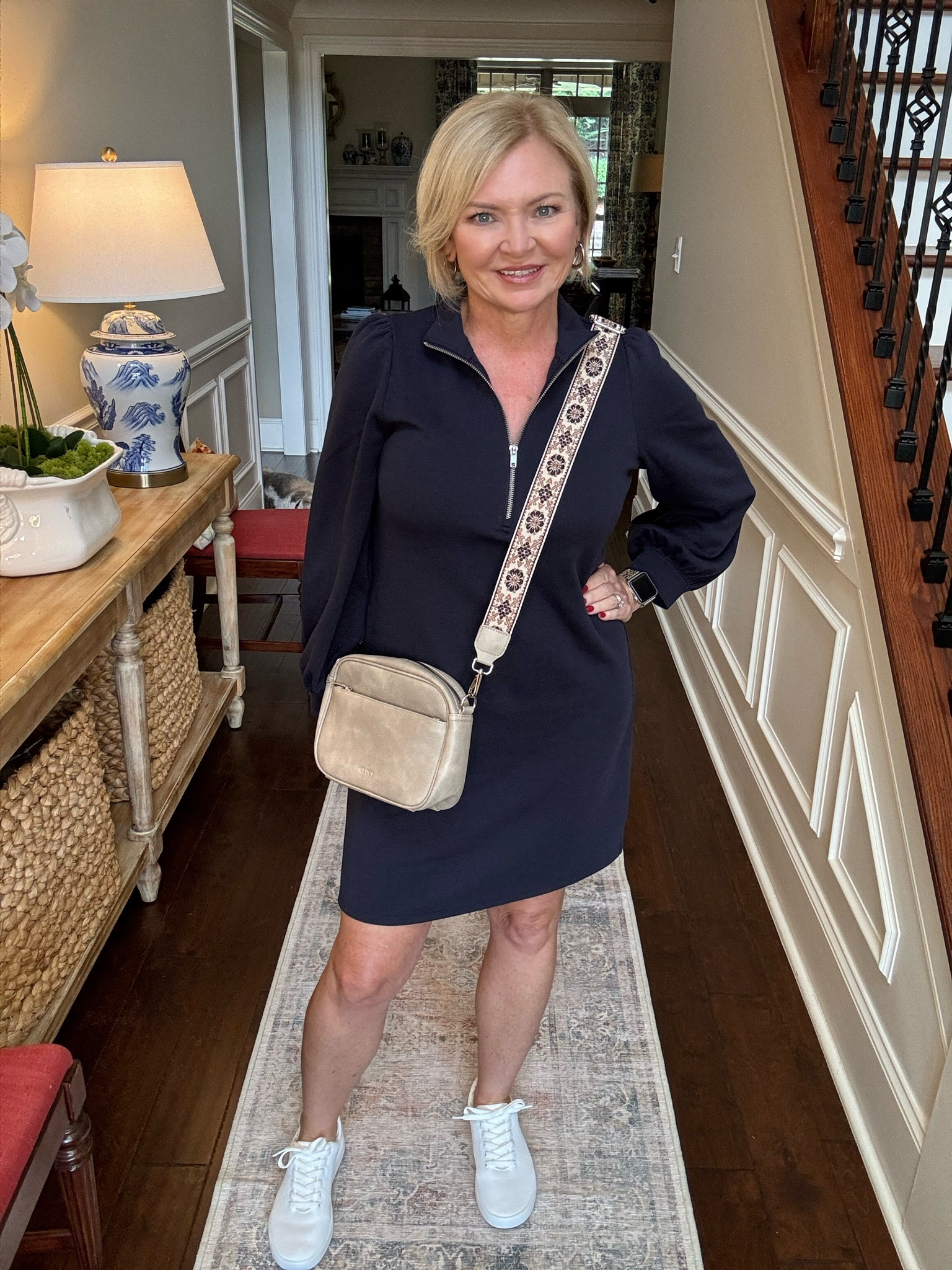Perfect little throw on & go dress when you want to look pulled together, just add sneakers and a bag! Dress is from Free Assembly at Walmart!

Fall outfit
Fall dress
Athleisure
Crossbody bag
Travel outfit
Airport outfit
Sneakers

#LTKStyleTip #LTKOver40 #LTKFindsUnder50