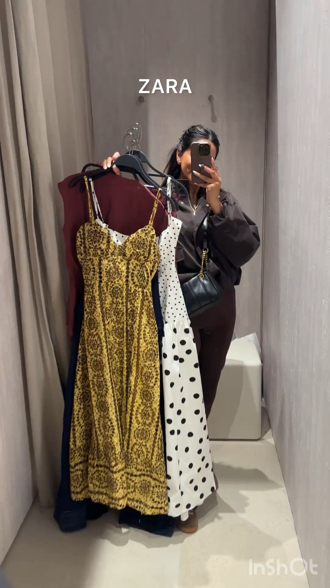 Zara new in try on 🫶🏽
 Sizes:
Jumpsuit medium (true to size)
Yellow and brown dress medium (true to size)
Brown dress size large but I needed a medium (I would say stay true to size)
Coord small top medium trousers (true to size)
Polka dot dress large (again too big so I should have picked my true size medium, stay true to size)


Zara dress wedding guest holiday outfits polka dot dress euro summer dress Zara coord

#LTKsummer #LTKdatenight #LTKeurope