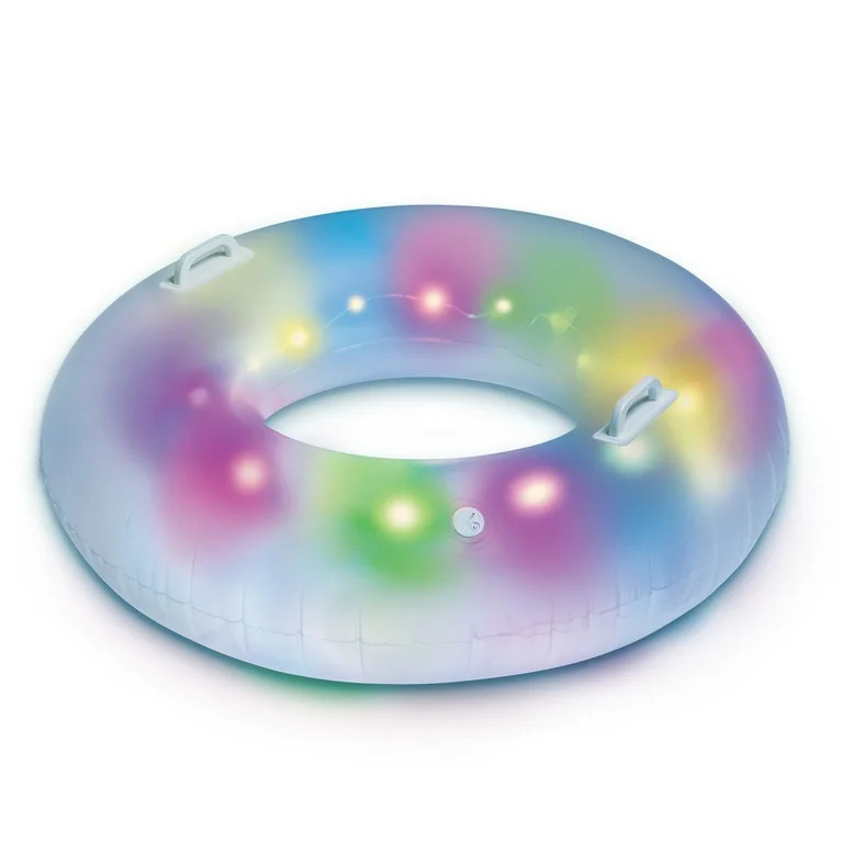 Bluescape LED Inflatable Light-Up Pool Tube, Color-Changing, 1-Pack | Walmart (US)