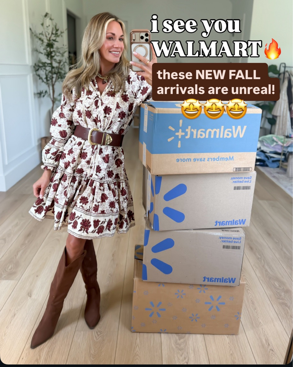 Walmart NEW fall arrivals just dropped!! I also grabened a bunch of things from their new line and the quality is so good! I’m 5’2 for reference and wearing an xs in all. 





Fall fashion. Fall outfit. Fall dress. Fall boots. Walmart denim. Walmart jeans.

#LTKSeasonal #LTKootd #LTKPetite