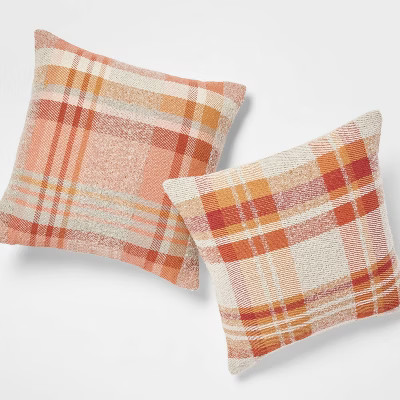 Plaid Square Throw Pillow - Threshold™ | Target