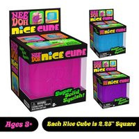 Schylling NeeDoh Nice Cube Sensory Squeeze Toy Super Super Solid Squish Stress Relief Anxiety Sensory Fidget Toy- 2.25"" Cube | AliExpress (US)