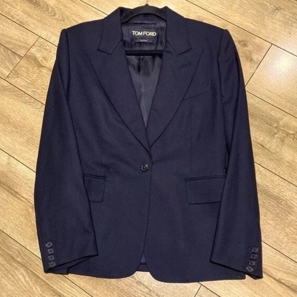 Tom Ford Blue Sport Coat with Notched Lapels | Poshmark