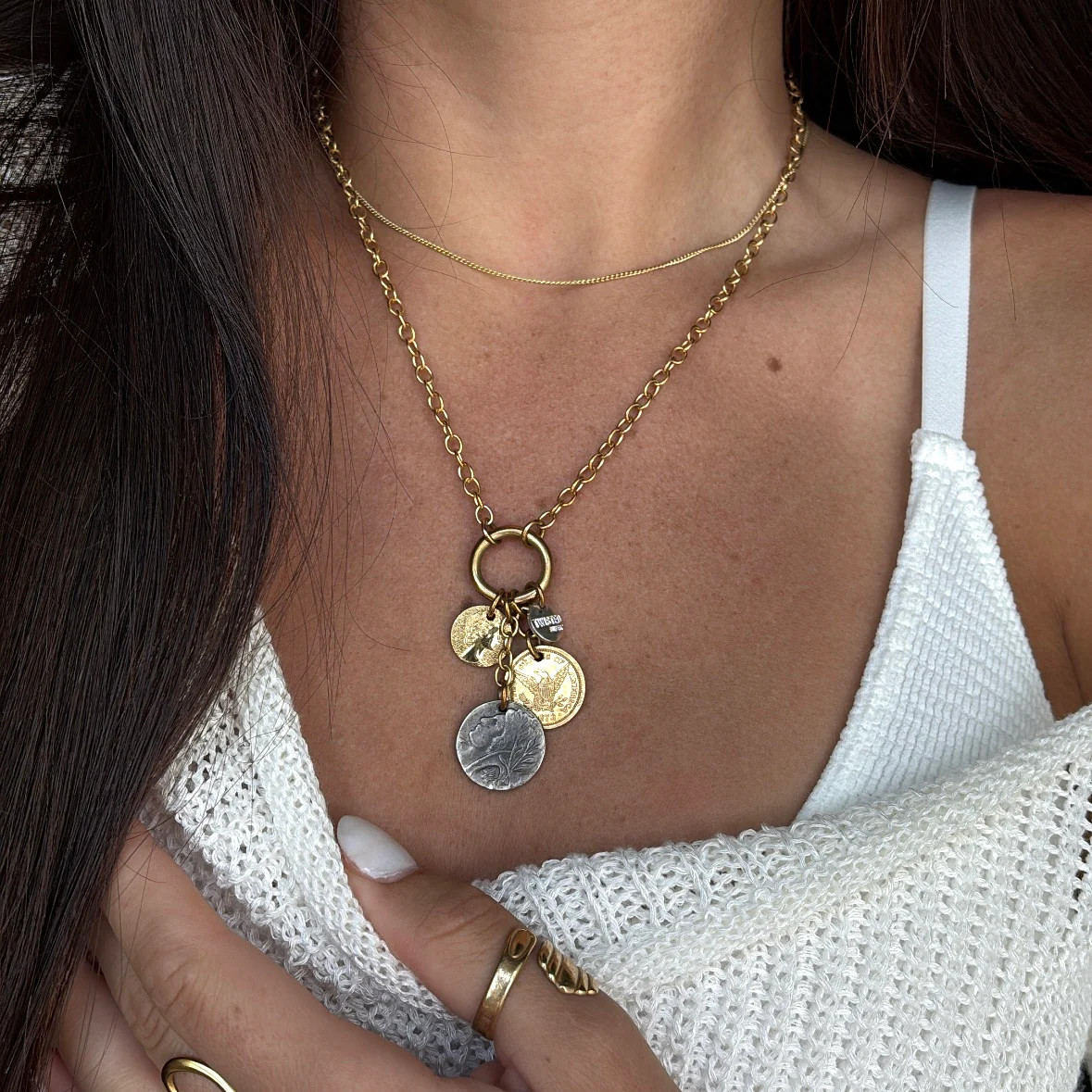 Atlas coin necklace | Twisted Silver