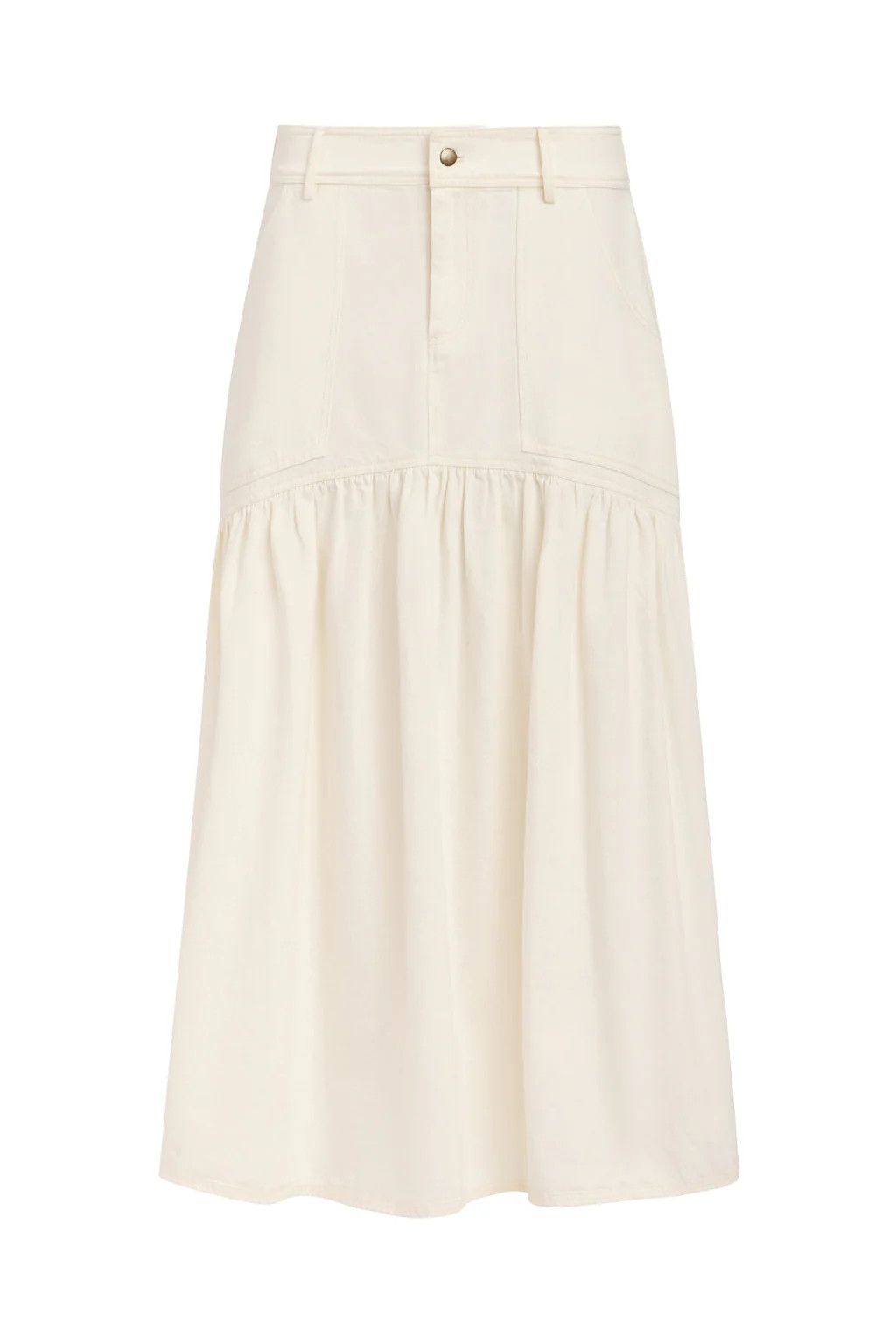 Sophie Skirt in Whitewash | Over The Moon