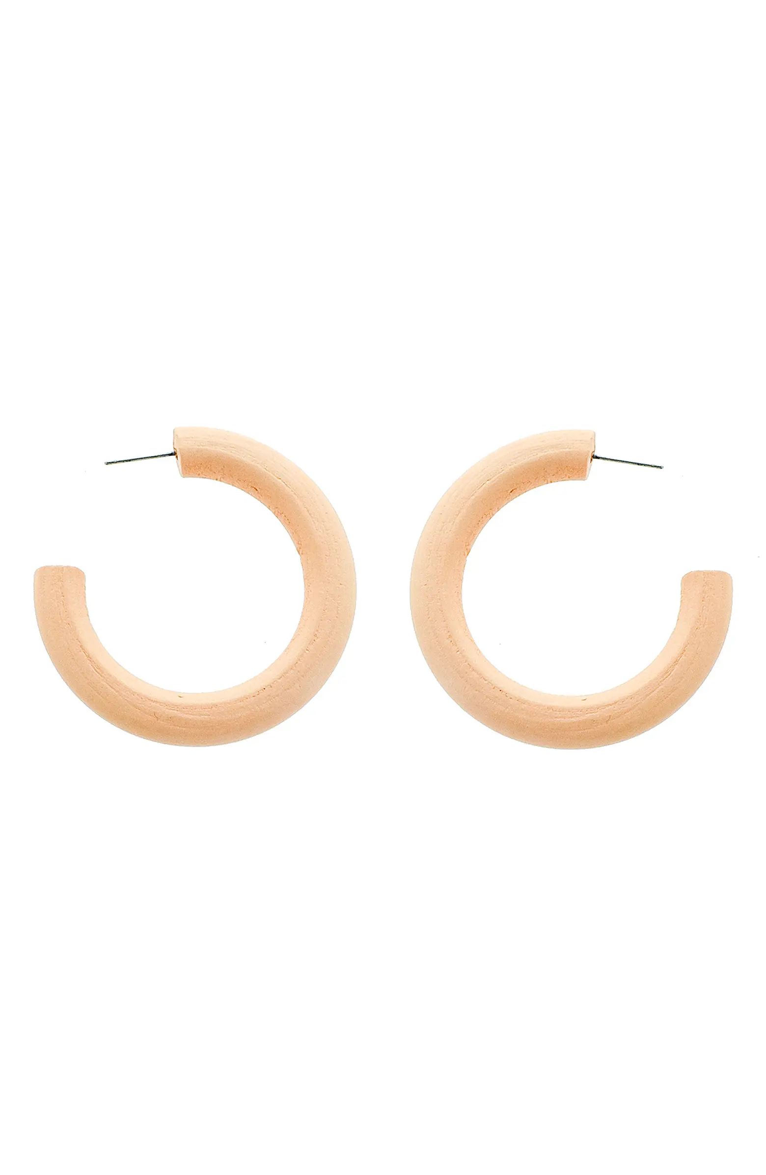 Coated Hoop Earrings | Nordstrom