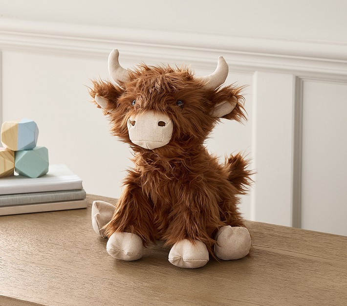 Highland Cow Farmyard Plush | Pottery Barn Kids