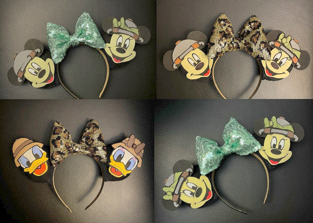Mickey, Minnie, Donald, Daisy, Safari, Jungle Cruise Mouse Ears - Etsy | Etsy (US)