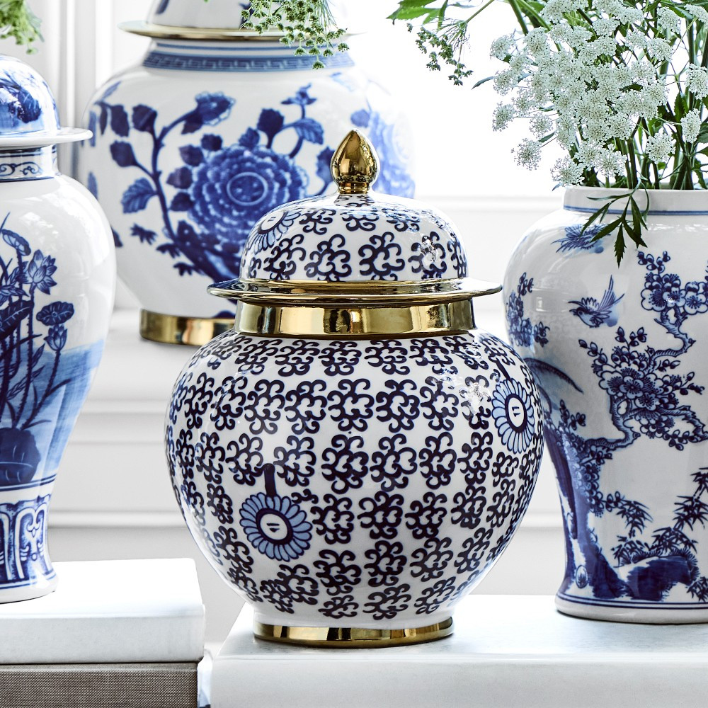 Ginger Jar with Gold Detail | Williams-Sonoma