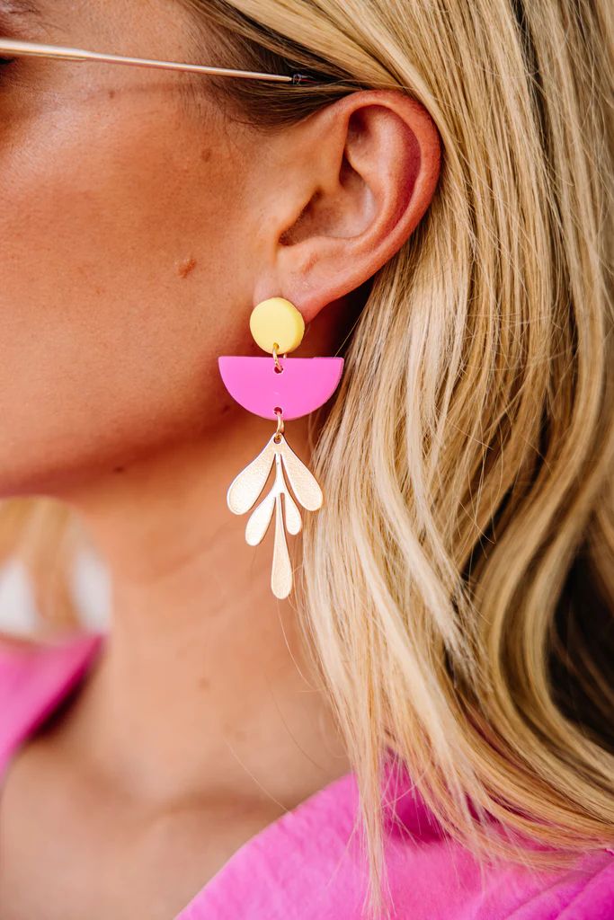 Show The World Pink Earrings | The Mint Julep Boutique