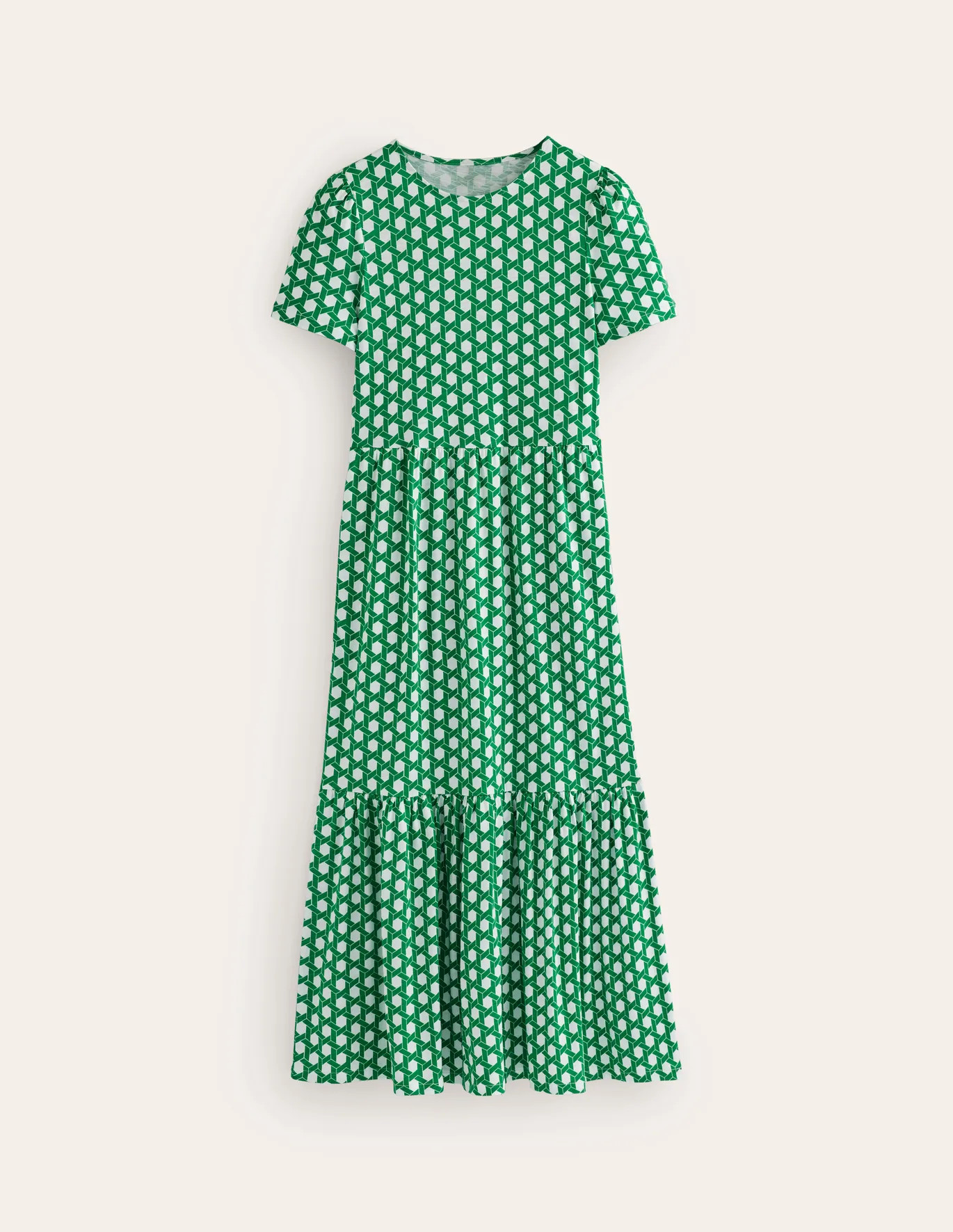 Emma Tiered Jersey Midi Dress | Boden (US)