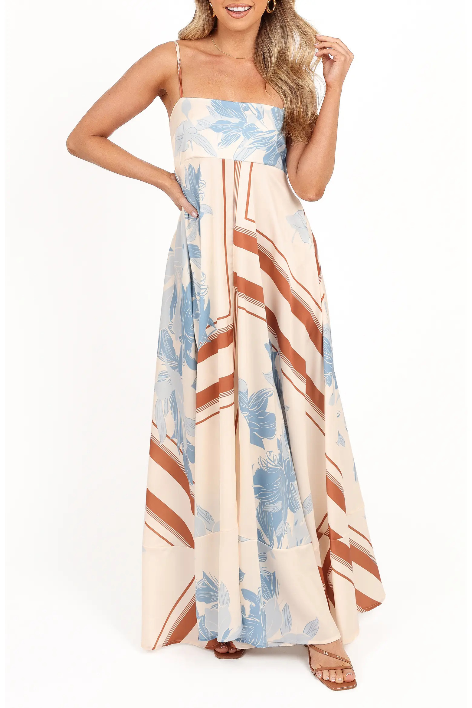 Eleanor Scarf Print Maxi Dress (Women) | Nordstrom | Nordstrom