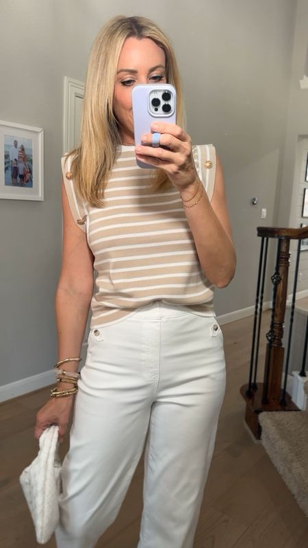 Summer outfit
Summer tops -code SARAO15
White Pants - HAUTEANDHUMIDXSPANX for 10% off + free ship
Workwear
Office outfit
Sandals



#LTKSaleAlert #LTKFindsUnder100 #LTKStyleTip