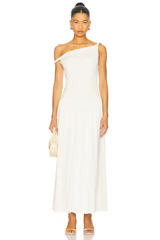 NIA Karina Dress in Stone from Revolve.com | Revolve Clothing (Global)