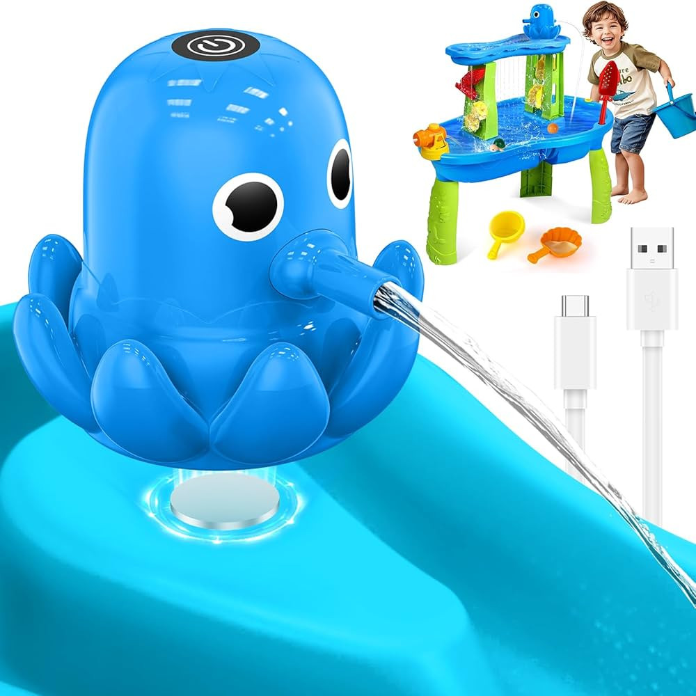 Water Table Pump Octopus, Cordless Rechargeable Pump for Water Tables with Magnetic Mounting, No ... | Amazon (US)