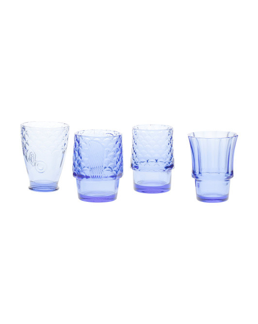 Set Of 4 Fish Stacking Glasses | TJ Maxx