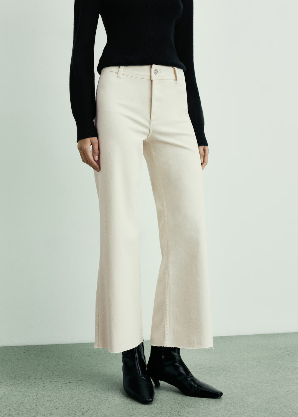 Jeans Catherin culotte vita alta - Donna | MANGO Italia | Mango EU