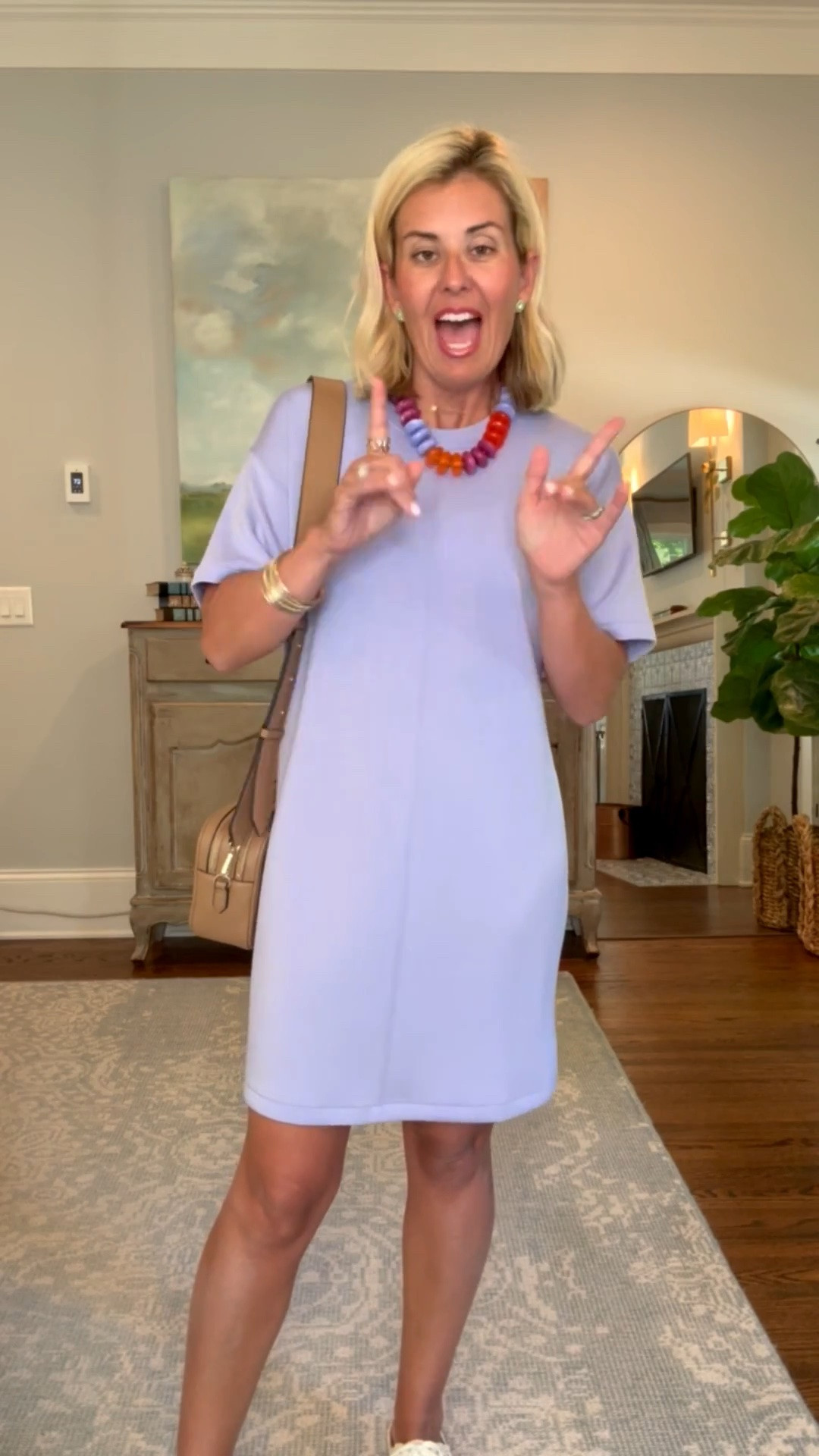 I love the design of this new Spanx dress! Super flattering!! I’m wearing a small. 
Use code CatherineXSpanx to save 15% + free shipping on your 1st order!
#spanxpartner @spanx
Sizing:
Air Essentials T-Shirt Dress - small
Air Essentials Crewneck Tank - xs
Air Essentials Short 5" - small
Full Zip Hoodie - xs
Leggings - 7/8 small
Crewneck Tank - xs
Tie-Waist Dress - small
Wide Leg Jeans - xs petite

#LTKdayinmylife #LTKmomlife #LTKOver40