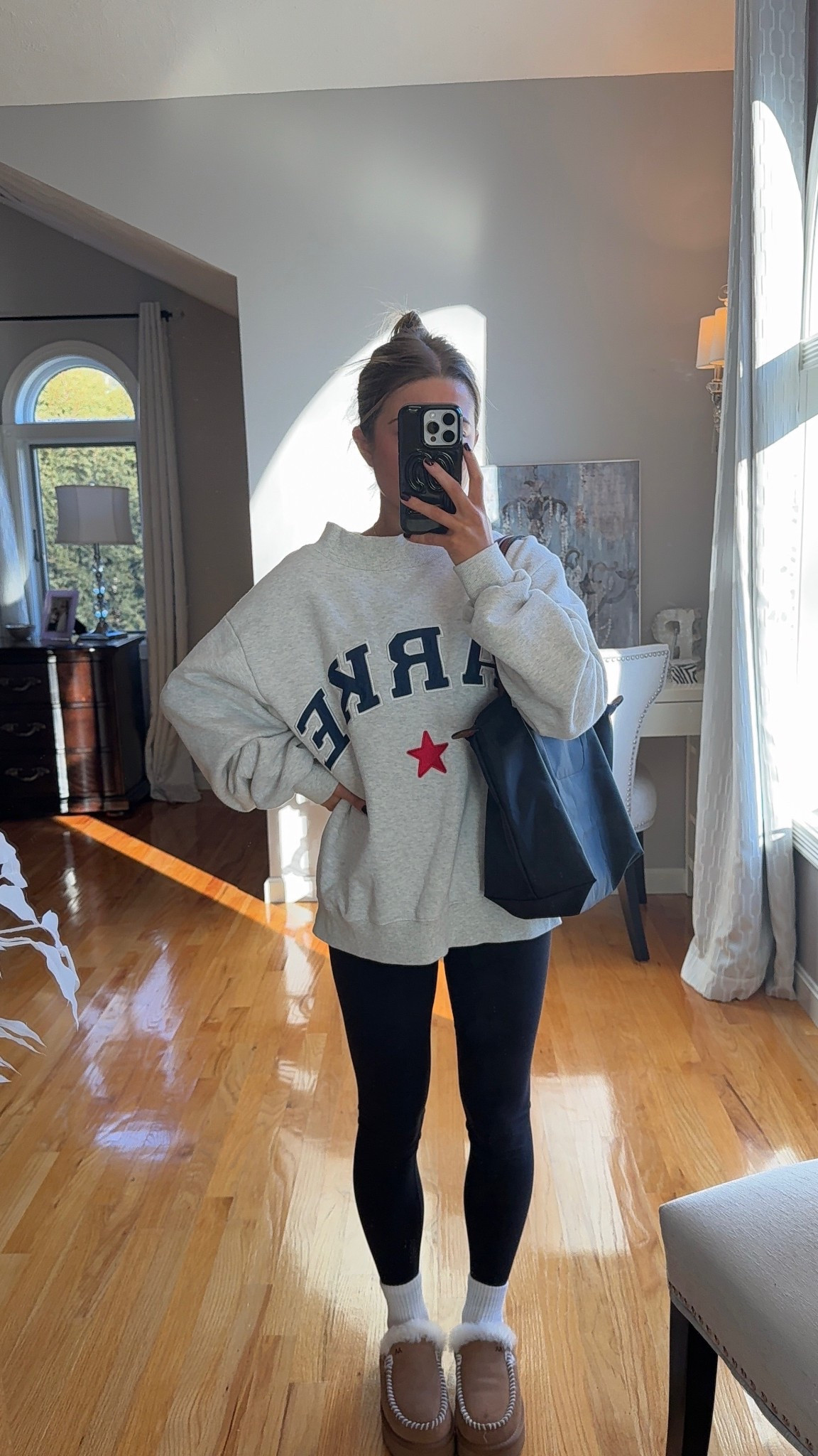 wearing a xs/ in parke Mockneck, 0 in leggings! 

#LTKootd #LTKSeasonal #LTKU