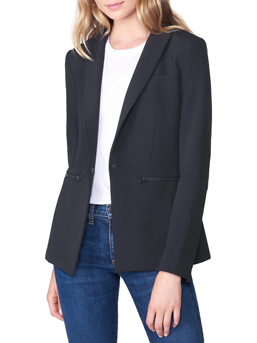 Women's Core Scuba Jacket - Black - Size 24 | Saks Fifth Avenue