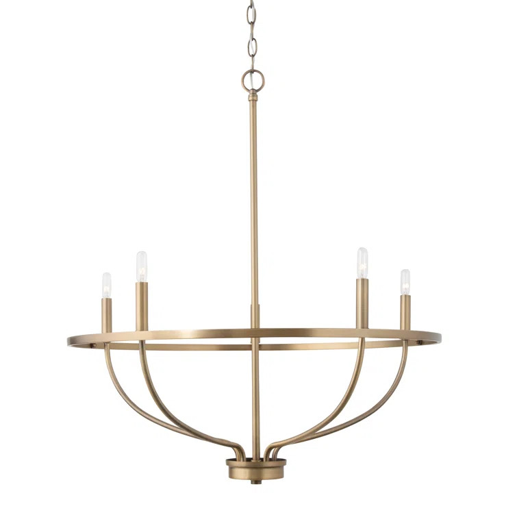 Babson Candle Style Wagon Wheel Chandelier | Wayfair North America