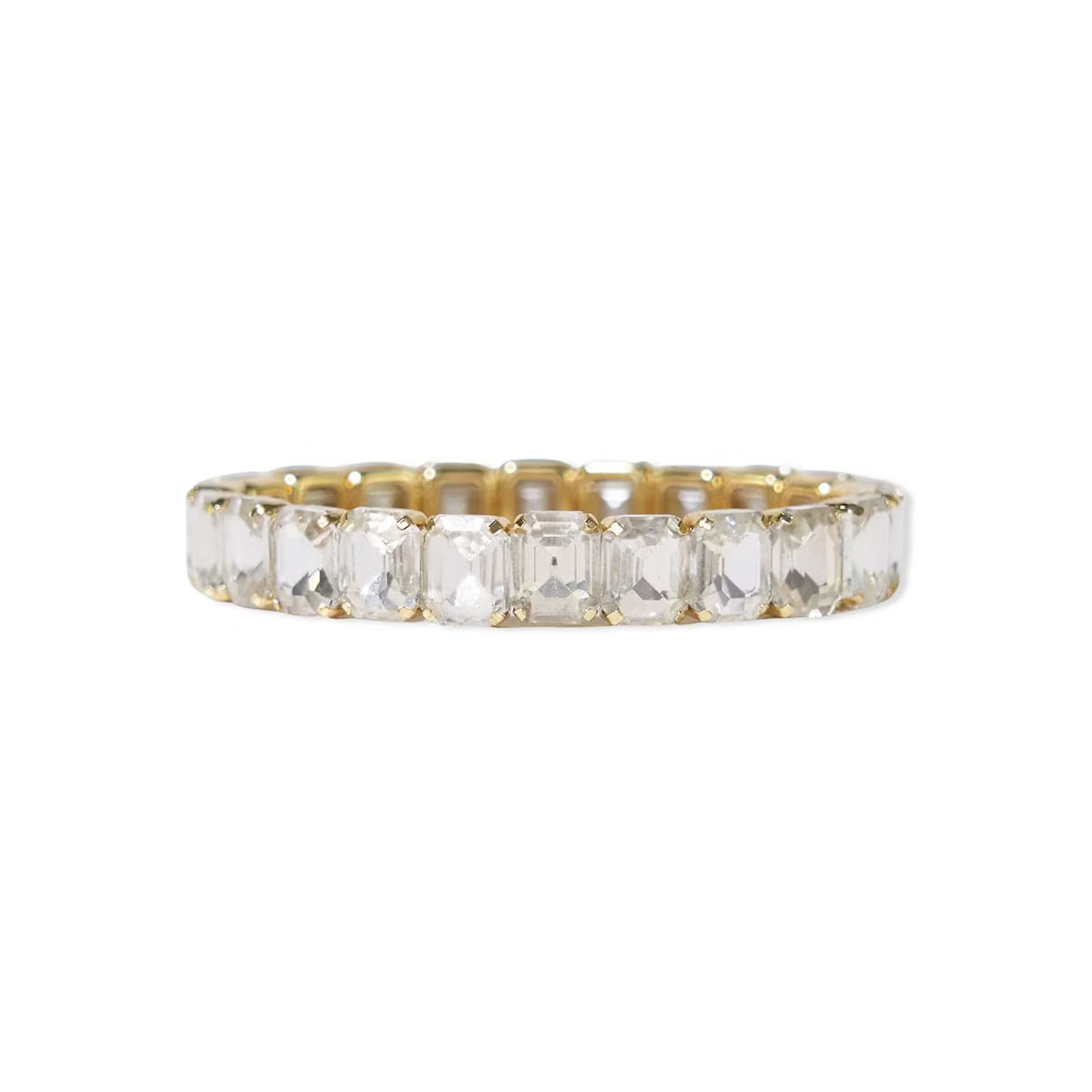 Ink+Alloy Etta Small Rectangle Stone Stretch Bracelet | Target