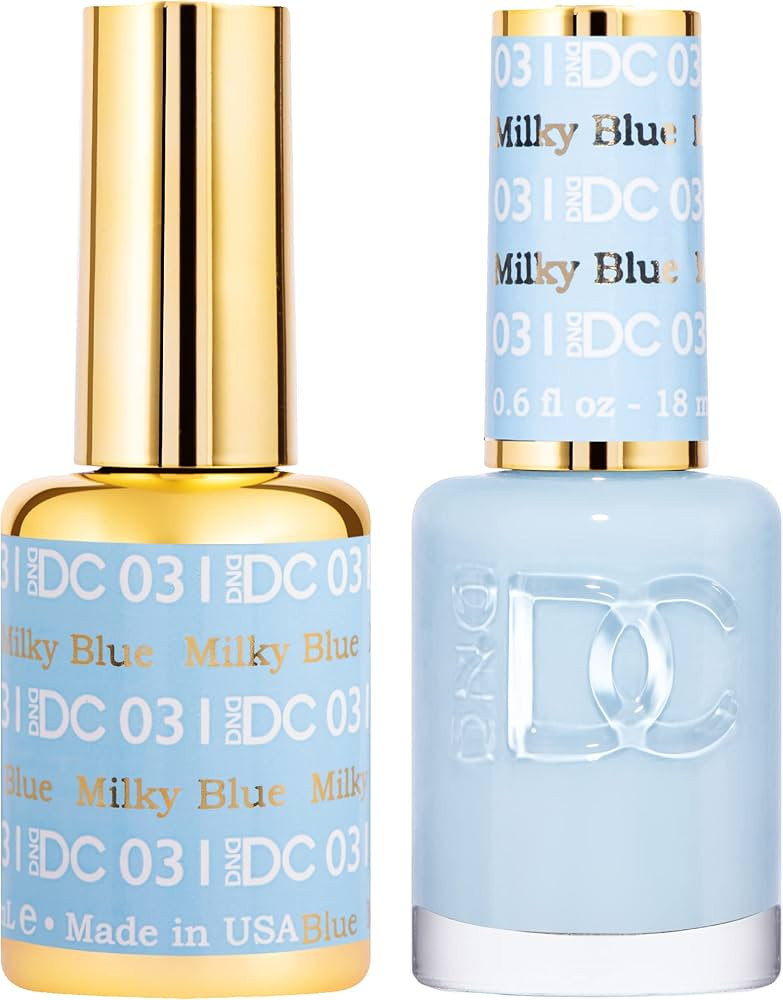 DND DC Gel Polish Set, Blue, UV Gel Polish and Air Dry Nail Lacquer, Matching Chip-Free Polish Du... | Amazon (US)