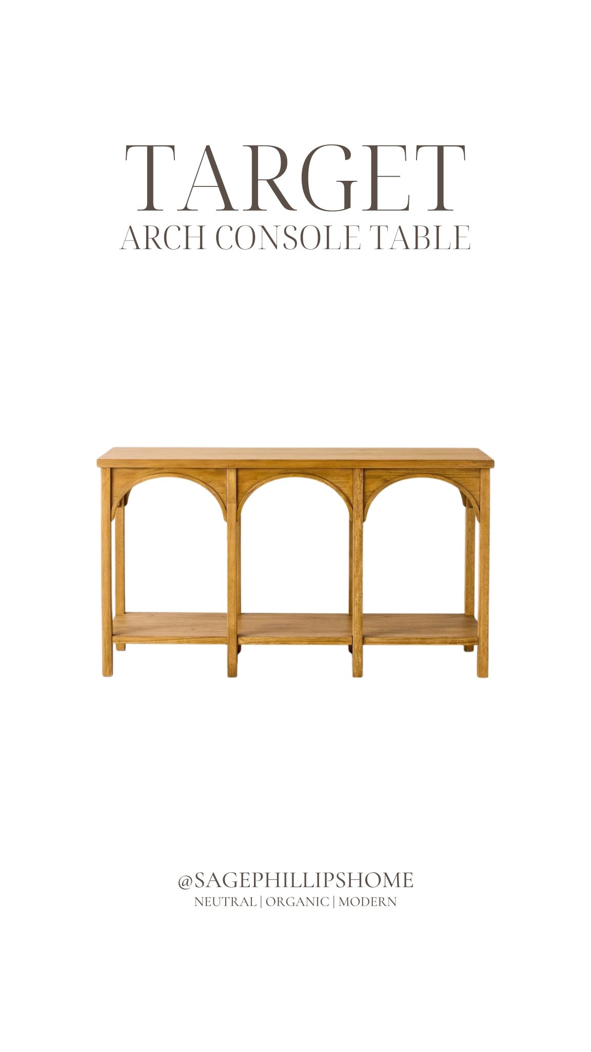 This one feels like a forever piece. The arched detail instantly softens the space while the warm wood tone keeps it grounded and timeless. Perfect for an entryway moment or styled behind a sofa with layered pottery and books.

#LTKhome #LTKsale #LTKstyletip