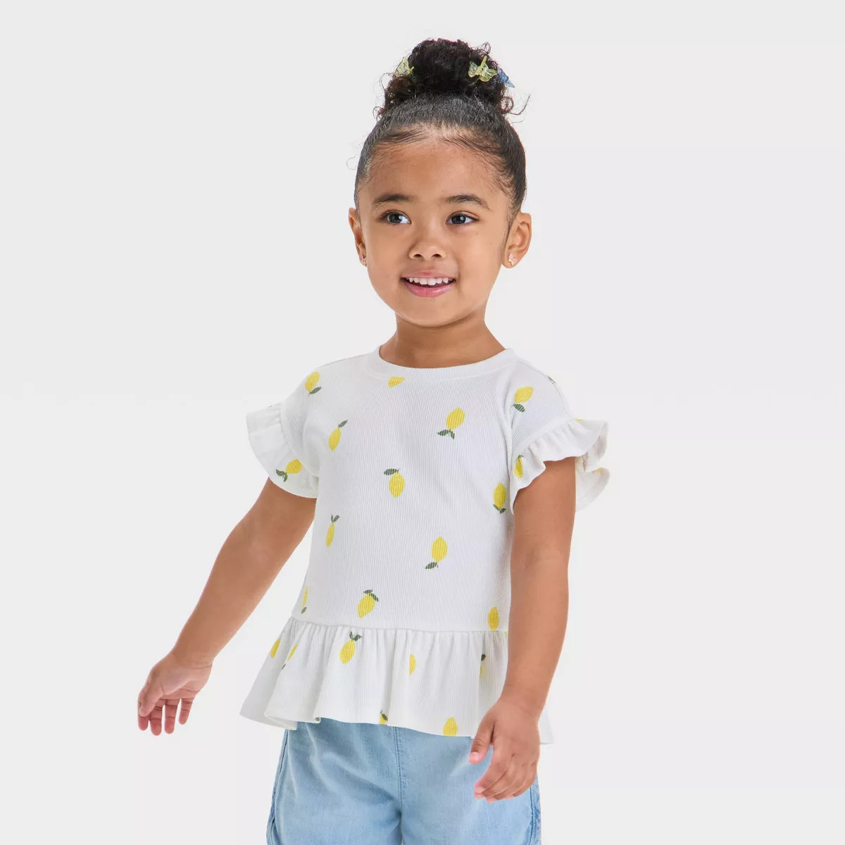 Toddler Girls' Ribbed Top - Cat & Jack™ | Target