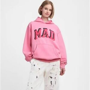 GAP X MADHAPPY PINK HOODIE MEADOW | Poshmark