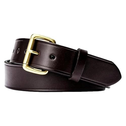 Filson bridle leather belt in brown
