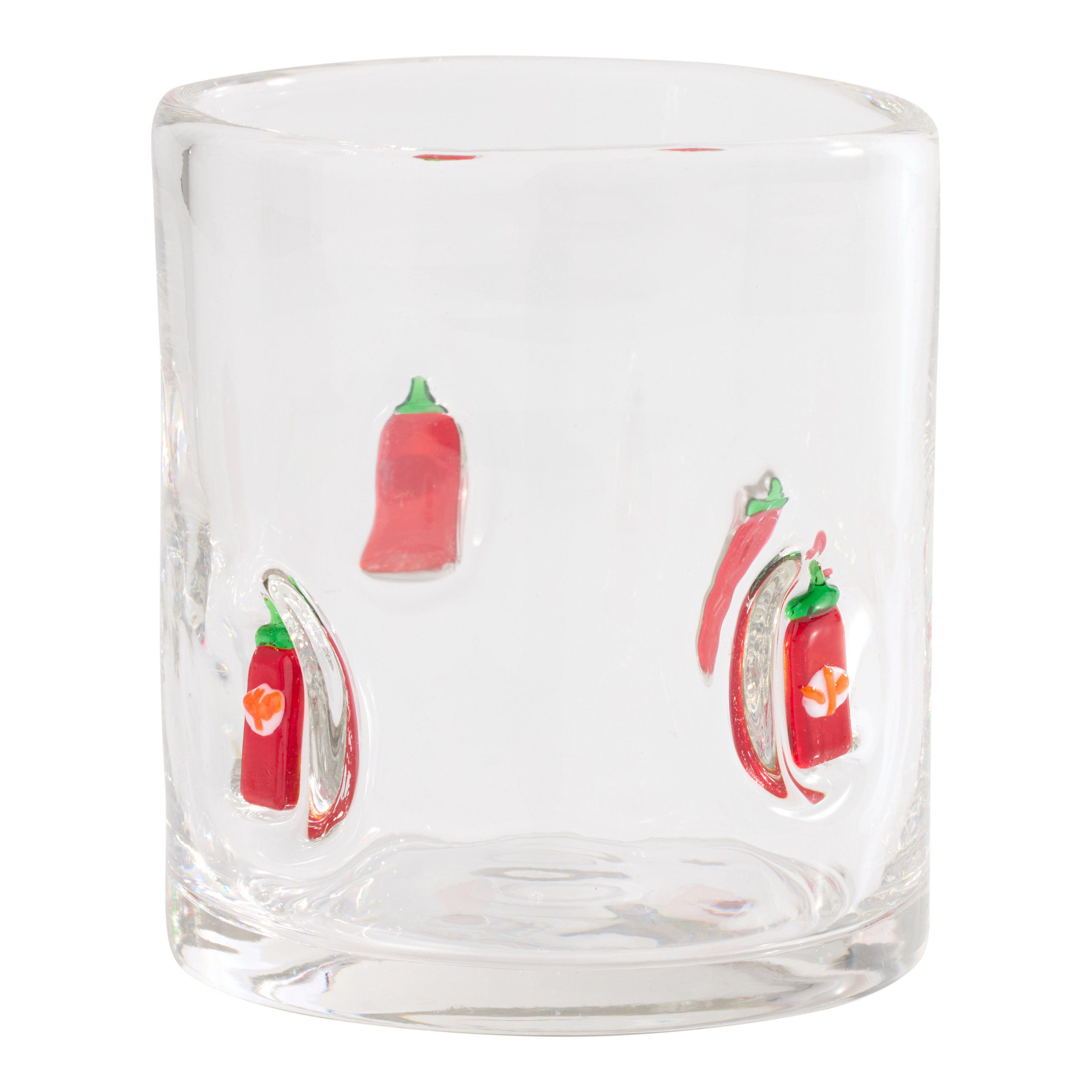Charm Food Inlay Double Old Fashioned Glass | World Market