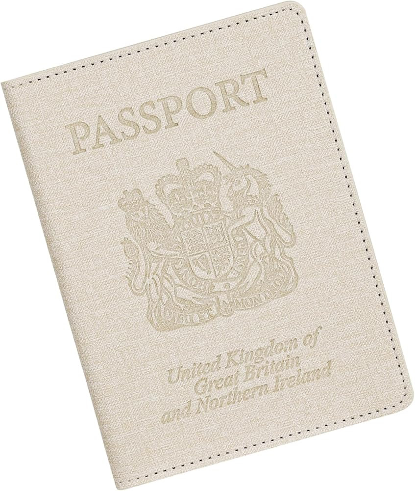 RFID Blocking Passport Holder Cover & Travel Wallet - PU Leather Organiser for Credit Cards, Boar... | Amazon (UK)