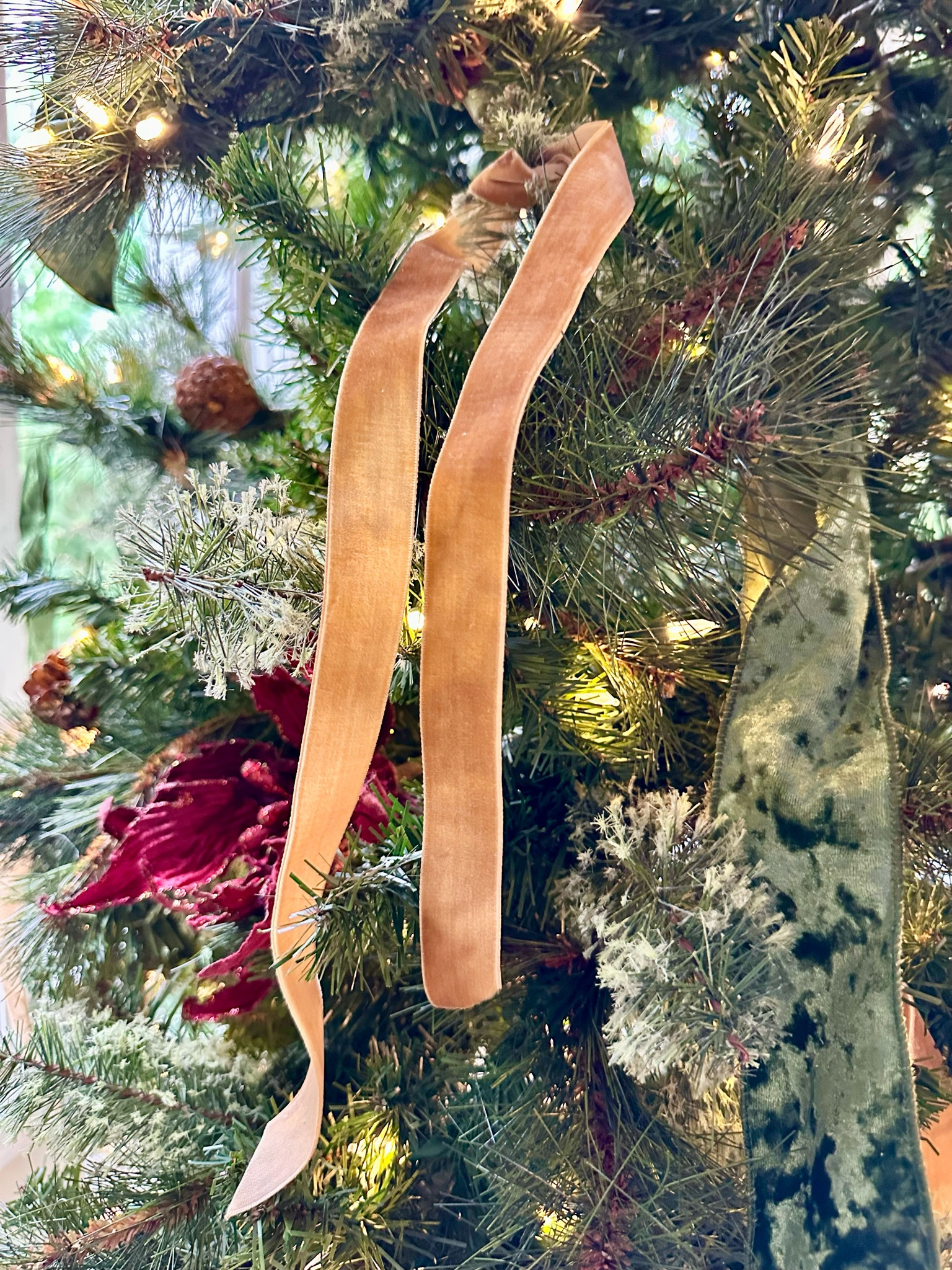Velvet ribbon helps add texture to your Christmas tree 🎄 

#LTKCyberWeek #LTKHoliday #LTKHome