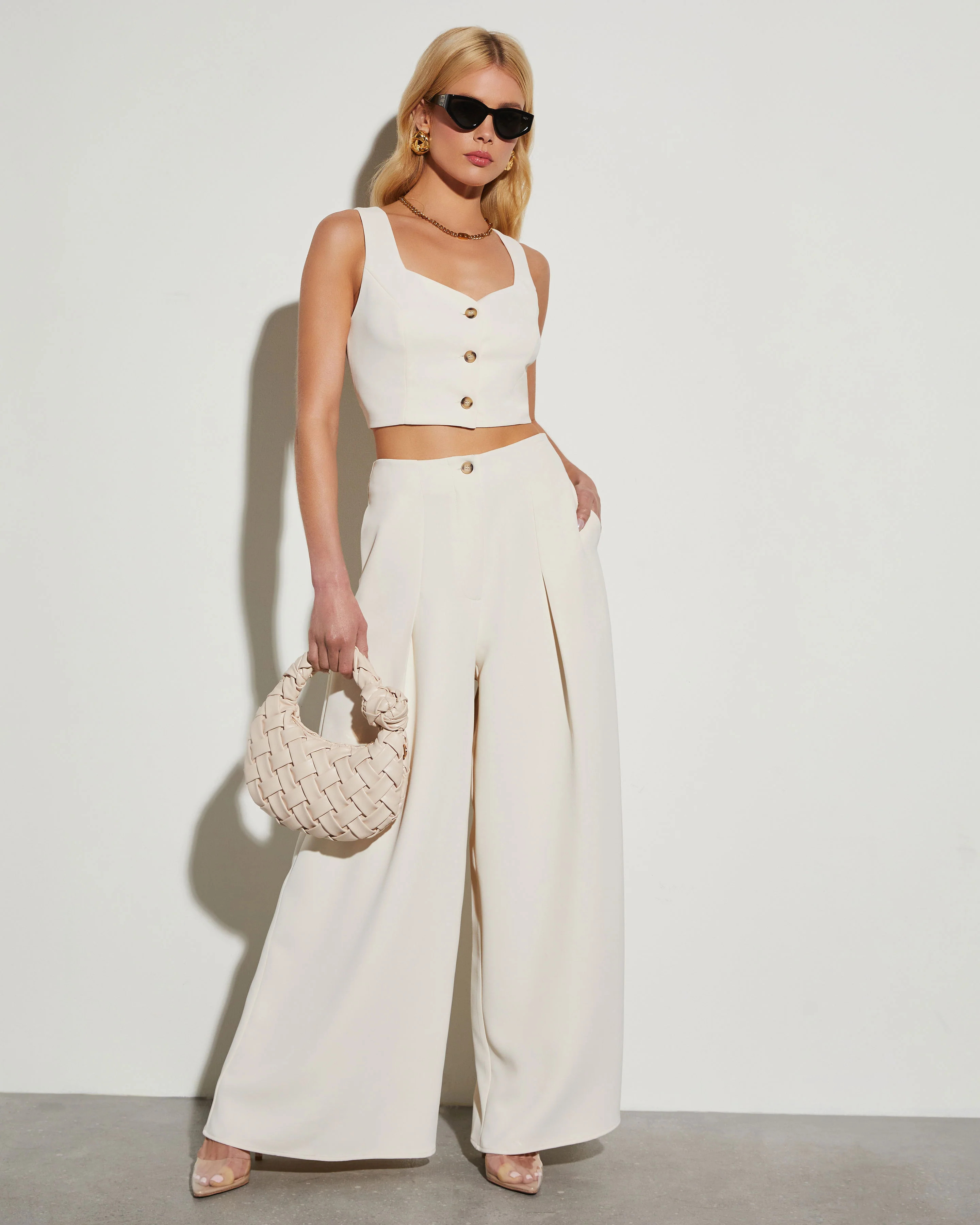 Clarissa High Rise Wide Leg Pants | VICI