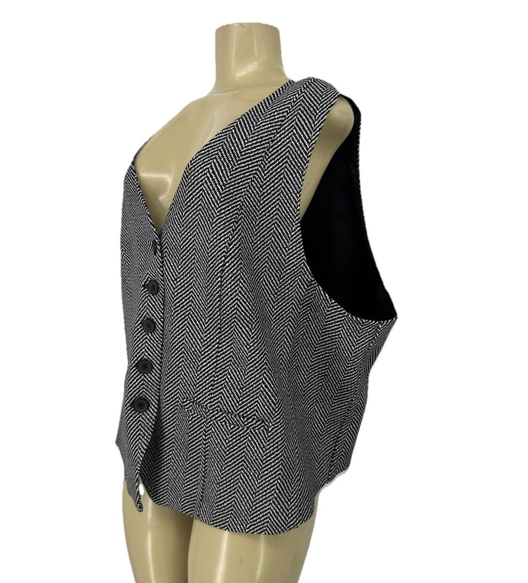 studio by torrid 3X Women YOU DIDN'T WAKE UP TO BEMEDIOCRE Vest Herringbone 9-11 | eBay US