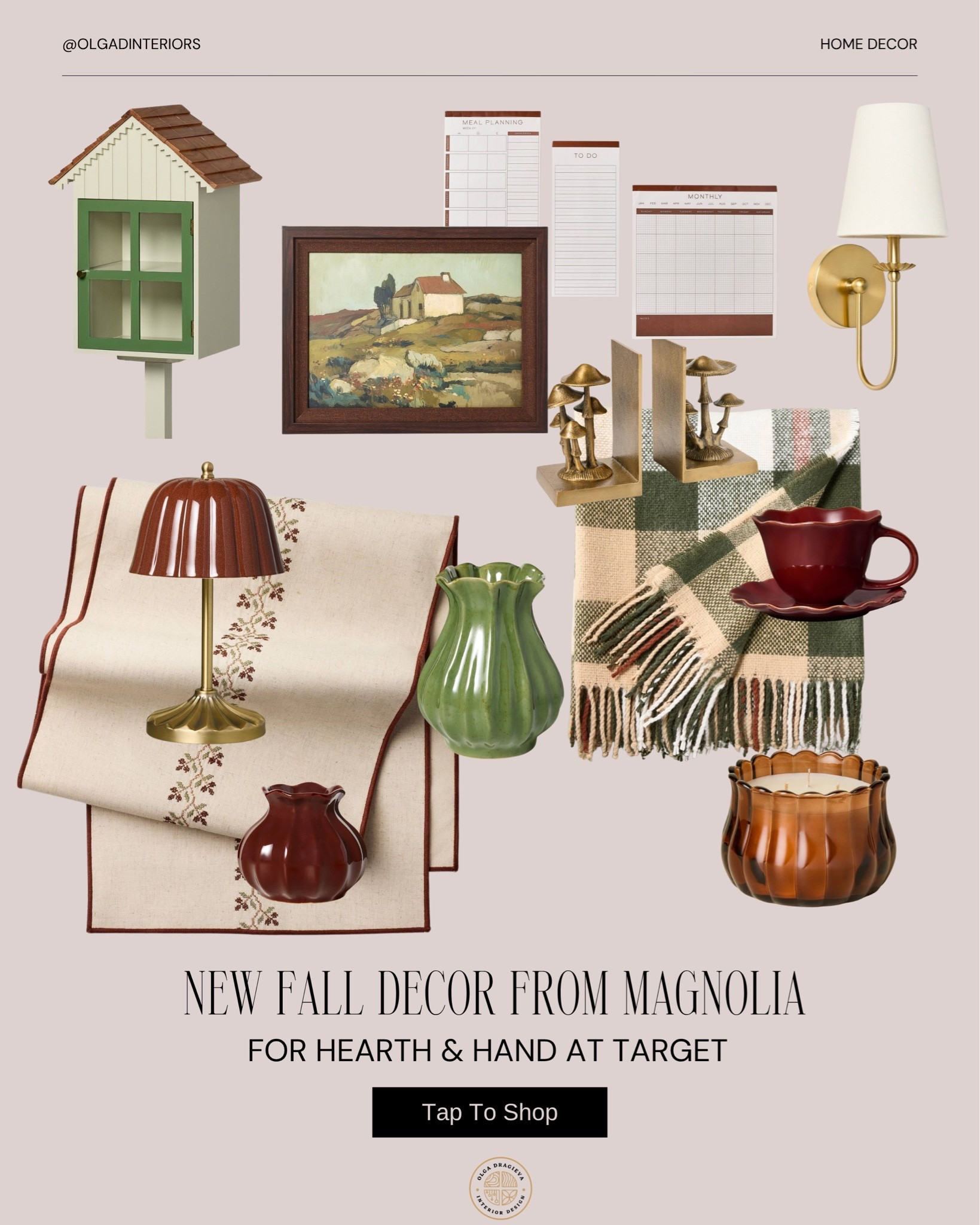 My favorites from the new Fall collection from Hearth & Hand at Target. I love the scalloped shapes and the colors of the collection. A lot of stripes and plaids as well! So cosy! #newattarget #cosyfall

#LTKSeasonal #LTKHome