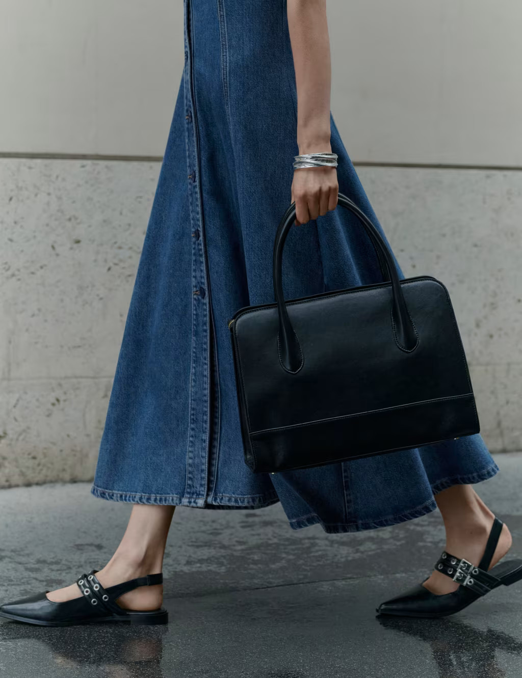 Faux Leather Briefcase Bag | Marks & Spencer (UK)